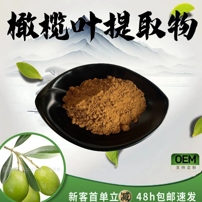 橄榄叶提取物10:1水溶性粉食品级保健品原料植物萃取精细粉末现货