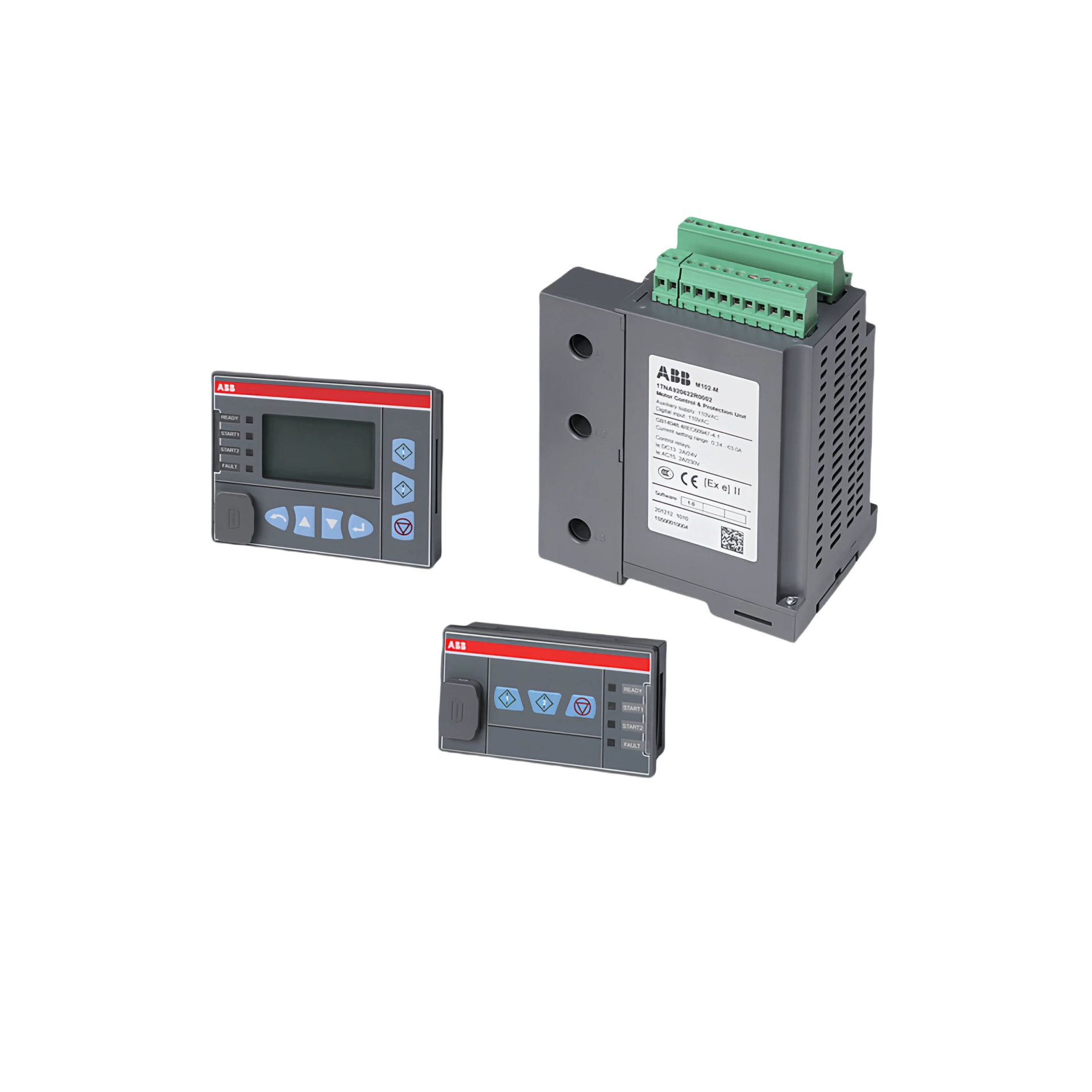 ABB Motor control unit M102-M with MD21 110VAC with Modbus communication protocol