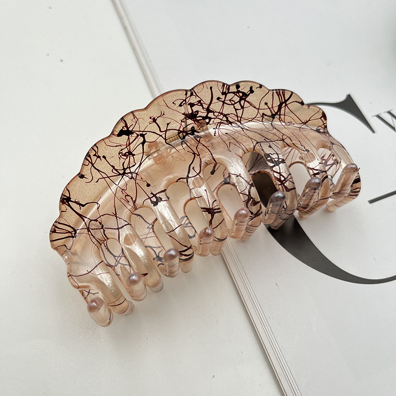 Pinza tipo tiburón extra grande de 13 cm, elegante y resistente