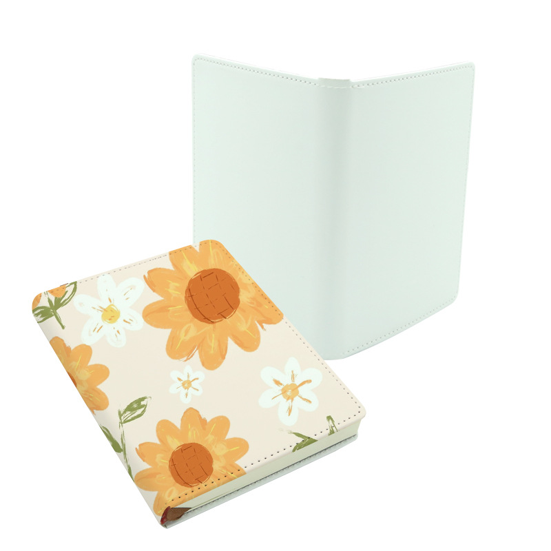 Libreta de Oficina de Cuero PU con Transferencia de Calor, A4A5A6, Cuaderno de Cuero en Blanco para Sublimación, Fábrica de Origen