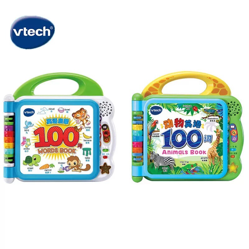 VTech English Enlightenment 100 Words Early Education Learning Machine Toy Point-and-Read Book Baby Point-and-Read Machine Children's Audio Book VTech English Enlightenment 100 Words Early Education Learning Machine Toy Point-and-Read Book Baby Point-and-Read Machine Children's Audio Book