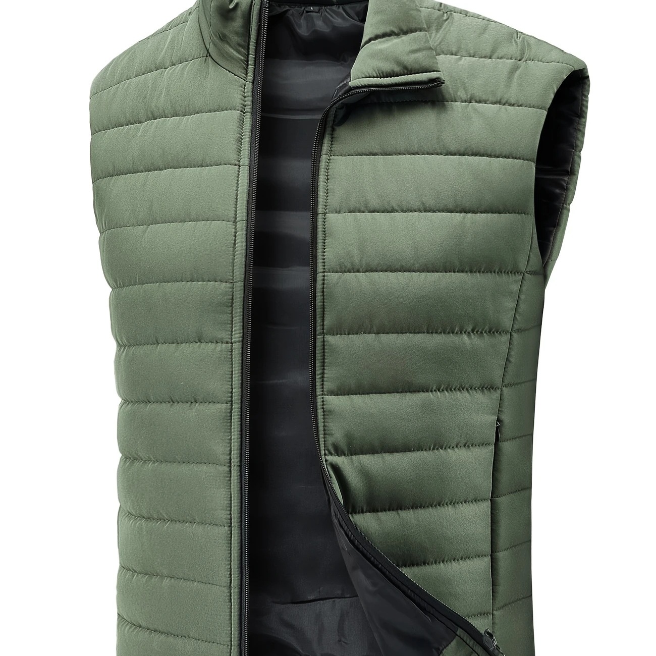 Cross-Border Wholesale Cotton Vest for Men, Spring and Autumn Korean Style Casual Winter Trendy Sleeveless Jacket with Cotton Lining