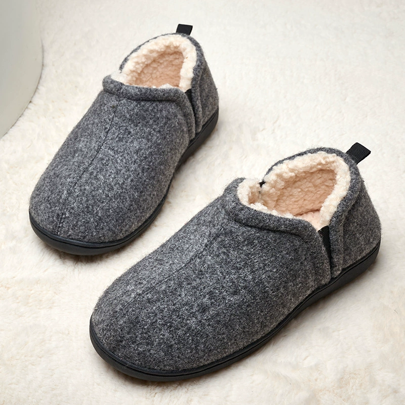 Новая простая хлопковая обувь в японском стиле для пар, зимняя модная сумка на каблуке, хлопковые магазины из овечьей шерсти, теплые домашние и уличные хлопковые магазины