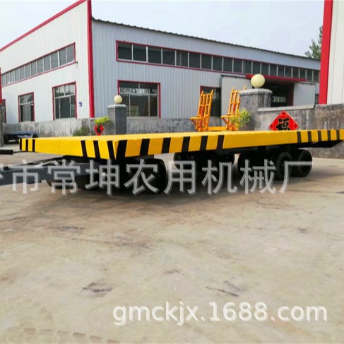 厂家供应   30吨平板拖车  厂区运输车  物流转运车   量大从优