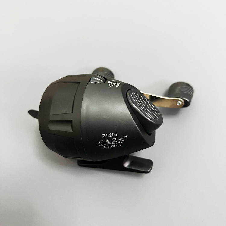 Cross-border shooting wheel fish darts wheel color box with line holder, hidden closed wheel road fishing double fish fortress 20S reel