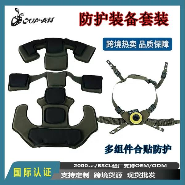 Wendy helmet liner with memory foam, shock-absorbing padding, suspension accessories, adjustable Velcro straps, and detachable design