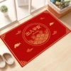 Crystal velvet red door pad-9