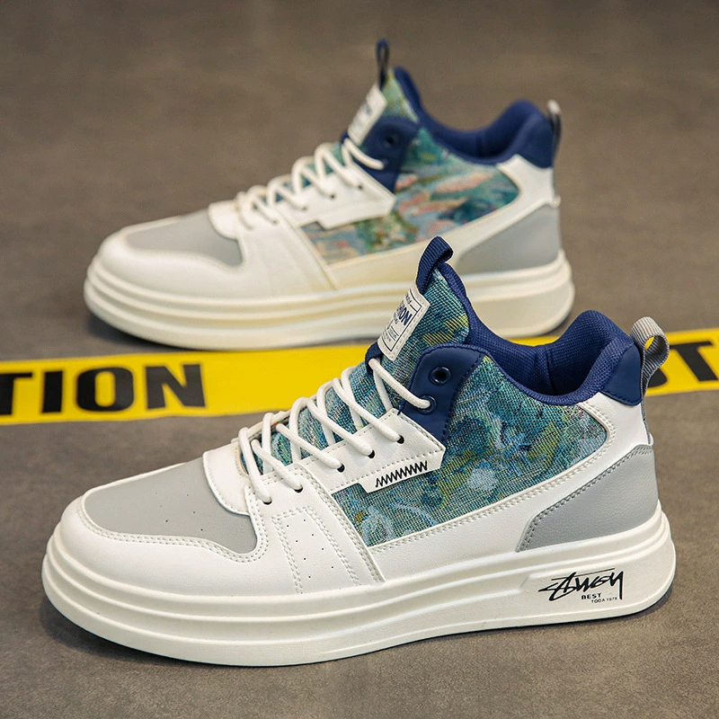 Национальная мода мужская обувь осень новая студенческая повседневная спортивная дышащая обувь