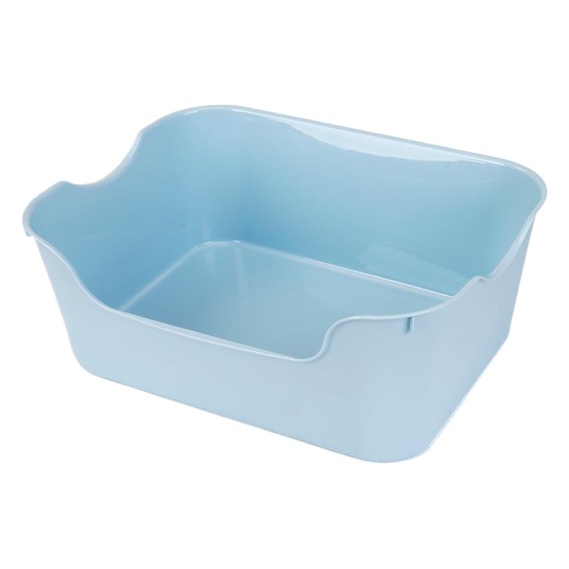 Nueva caja de arena para gatos semicerrada intensificada inodoro para gatos antisalpicaduras de borde alto caja de arena para gatos suministros de limpieza para gatos en stock