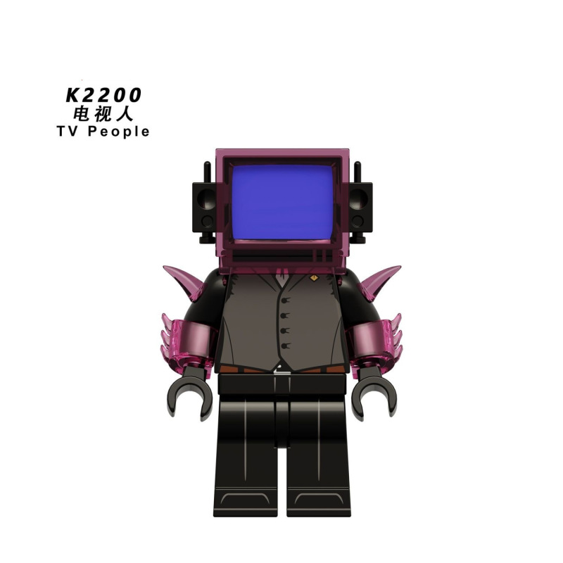 新しいタイタンモニターメンズドクタートイレビルディングブロックミニフィギュアテレビオーディオマン子供用組み立ておもちゃスピーカーメンズ|undefined