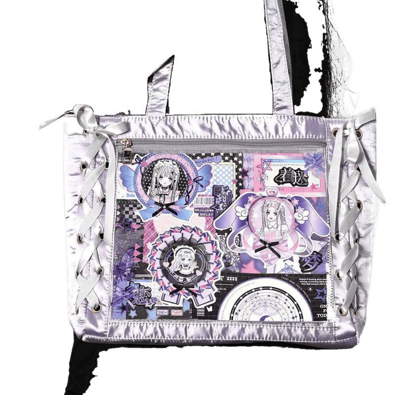 Placa Base Transparente para Ita Bag de Metal, Gruesa, para Mochila Anime e Insignias