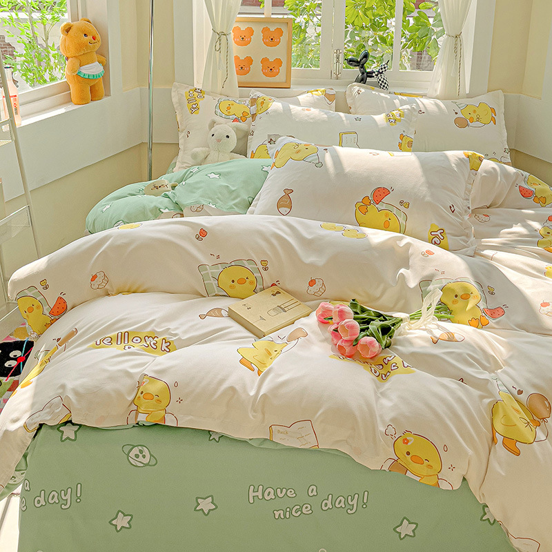 작은 노란 오리