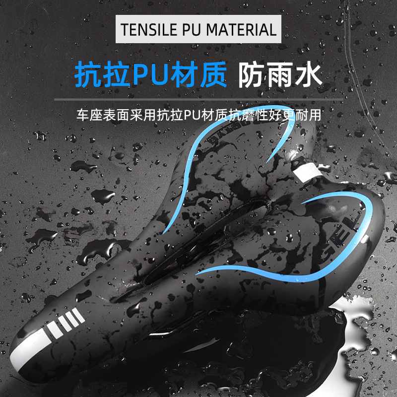 Mountain Bike Bag Silicone Saddle Road Bike Saddle Thickeneded Universal Foldableing Bicycle Saddle Seat