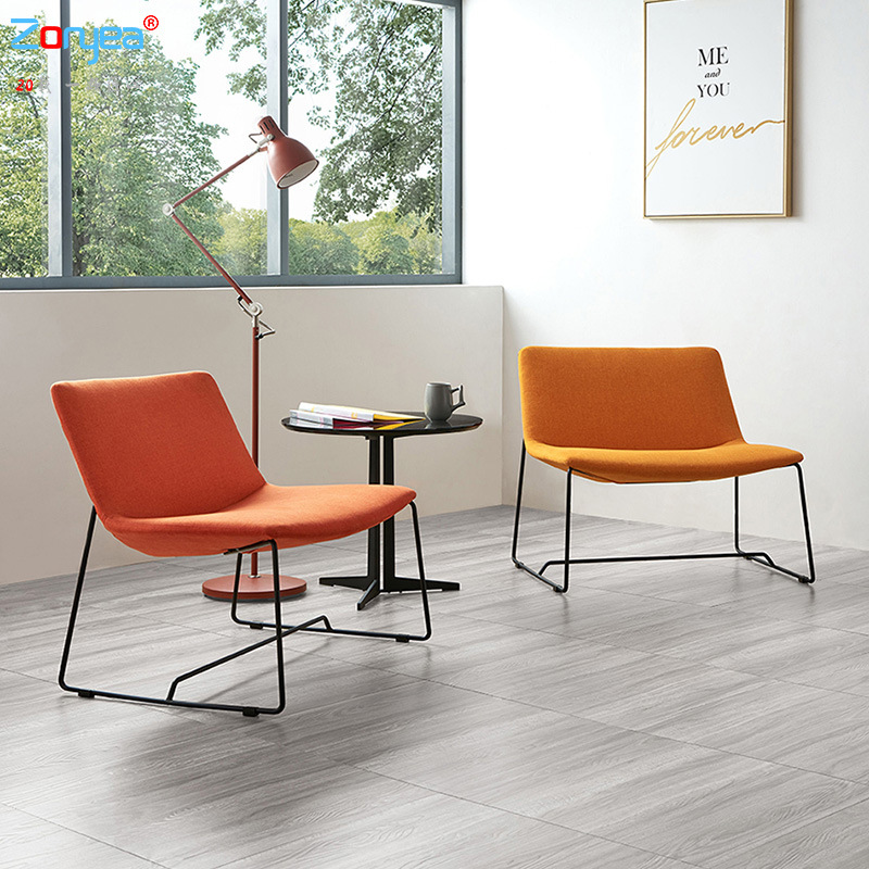 Nordic Single Sofa Chair Balcony Leisure Chair Modern Simple Bedroom Living Room Designer Recliner Sales Reception Chair