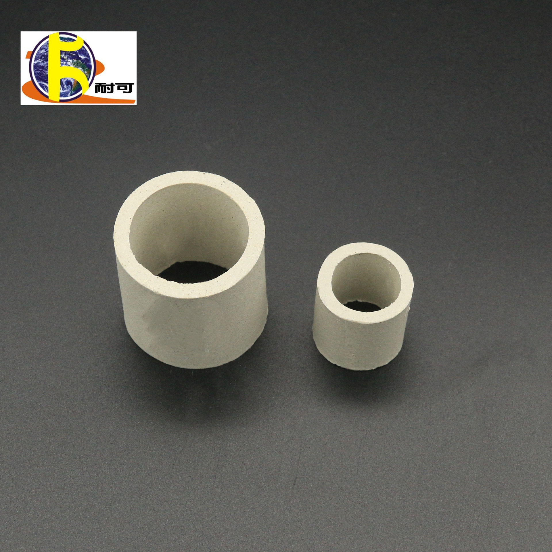 耐可化工 φ50陶瓷拉西环 洗涤塔填料制酸 工业用瓷质催化剂支撑