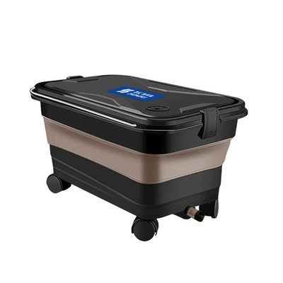 Cross-Border Foldable Car Wash Bucket, High pressure car wash water gun