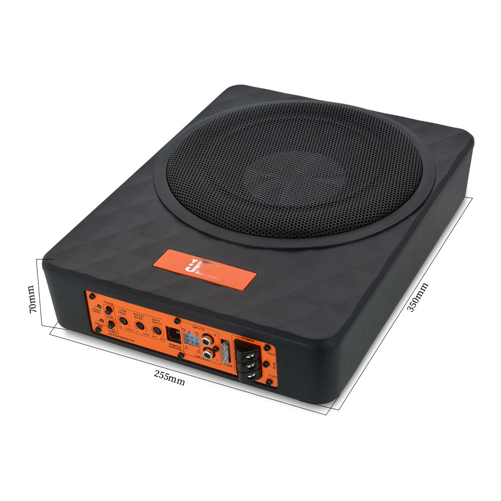Ultra-Thin Car Audio Jb10 High-Power Ultra-Thin Car Subwoofer 12V Pure Bass Car-Mounted King Kong Modification