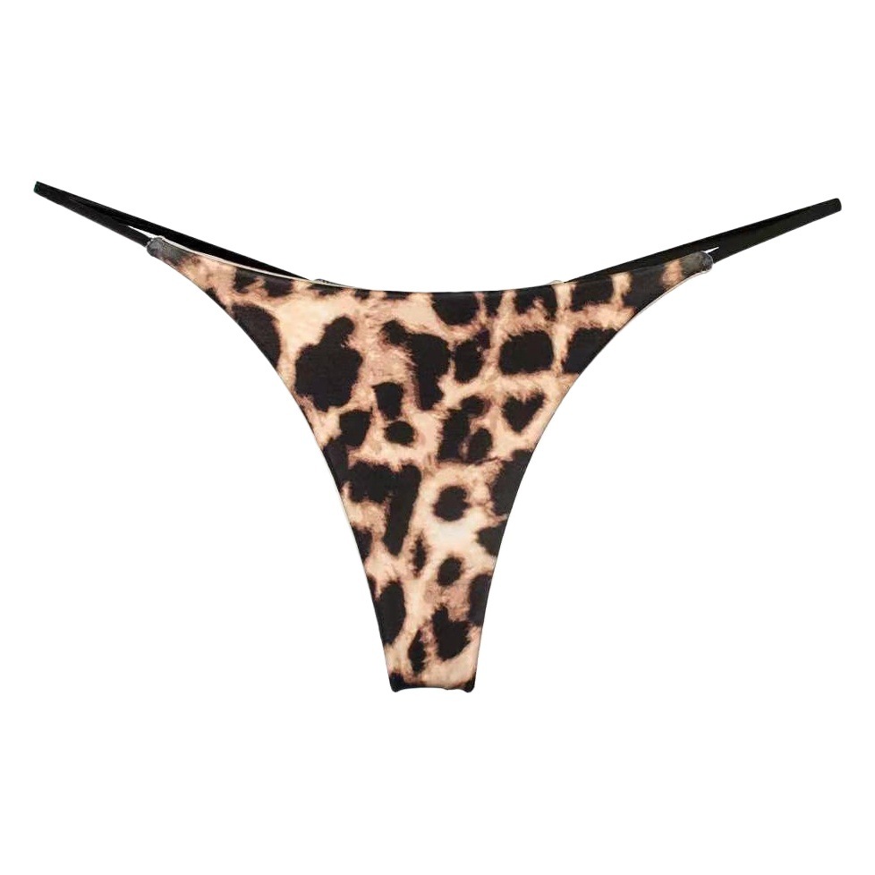 Cross-Border European and American Foreign Trade Sexy Underwear for Women, Sexy Low-Waisted Double-Layer Hollow Bikini Thong, Sexy and Tempting