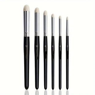 Cross-Border Wool Dry Brush Painting Brush Animal Hair Set Ceramic Plaster Hand-Made Sketch Engraving Brush Oil Painting Gouache Brush