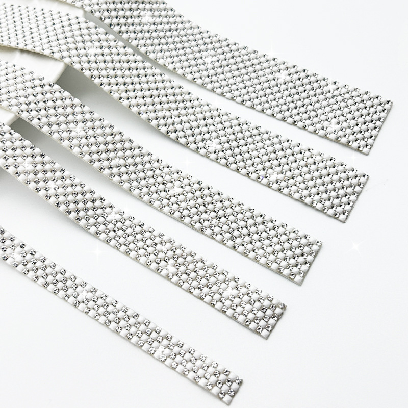 Resina de mosaico adhesivo de retroceso autoadhesivo banda de perforación accesorios de prenda de vestir barra de perforación caliente diy accesorios de caso de teléfono móvil barra de diamante autoadhesiva image 4