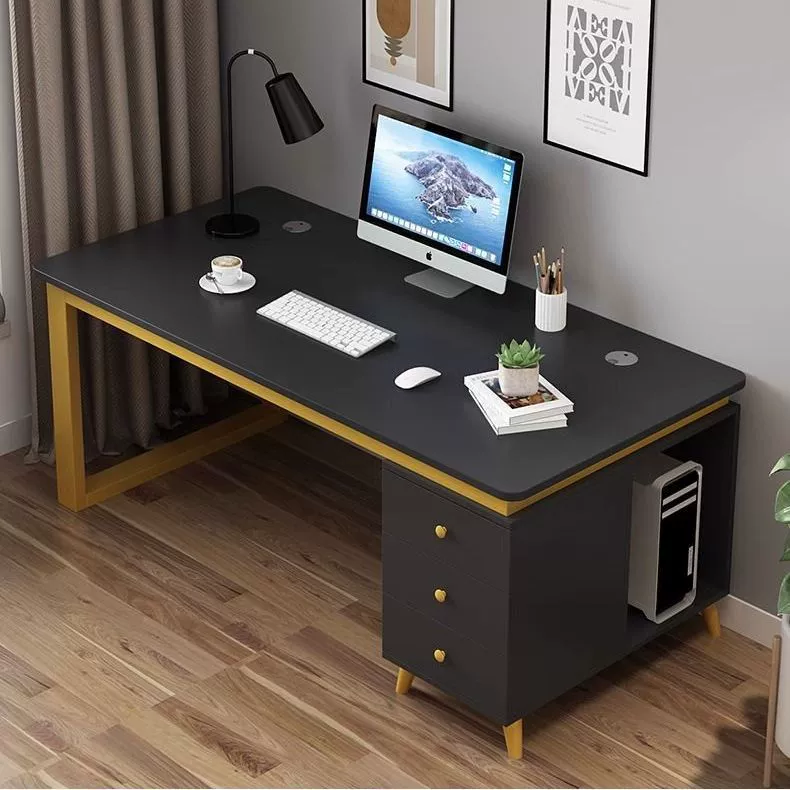 Настольный компьютерный стол Современный простой учебный стол Легкий роскошный письменный стол Спальня домашний письменный стол Экономический стол