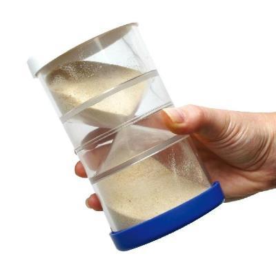 Descuento al por mayor Hong Kong EDU reloj de arena de plástico ajustable juguete de plástico resistente a caídas reloj de arena de una sola pieza de entrega