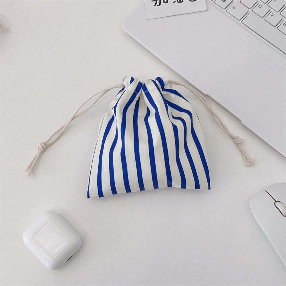 Cartoon storage bag, lipstick, handheld cosmetic bag, small bag, drawstring