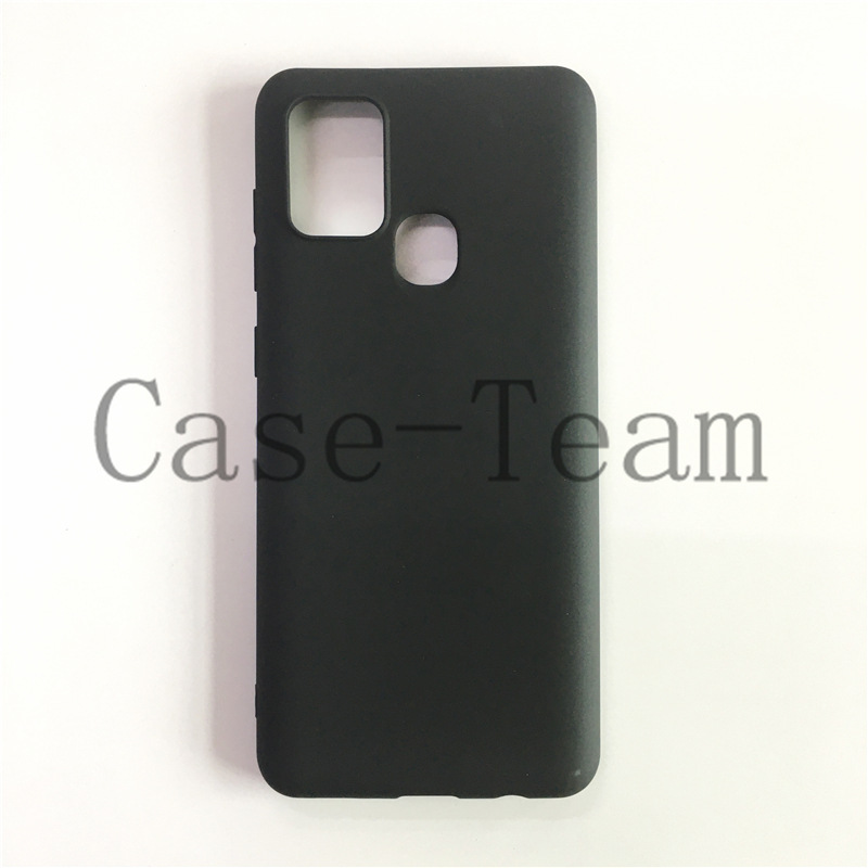 For Samsung Galaxy A21S Phone Case Protective Case Full Frosted Soft Case Pudding Material