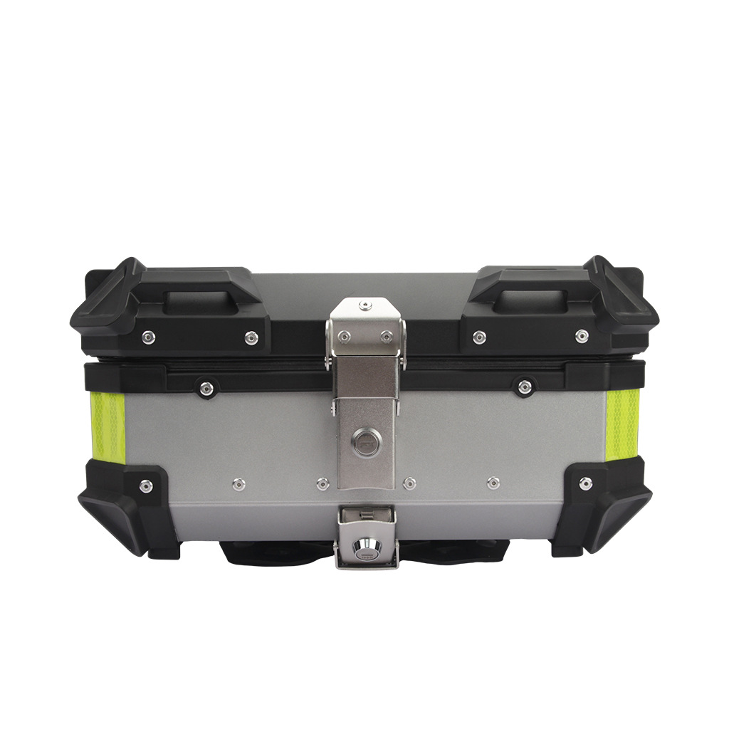 Electric Motorcycle Aluminum Alloy Rear Trunk 25L Capacity Neutral Waterproof Quick Release Electric Scooter Tail Box