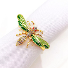 酒店小蜜蜂餐巾扣餐巾环餐巾圈餐口布环批发