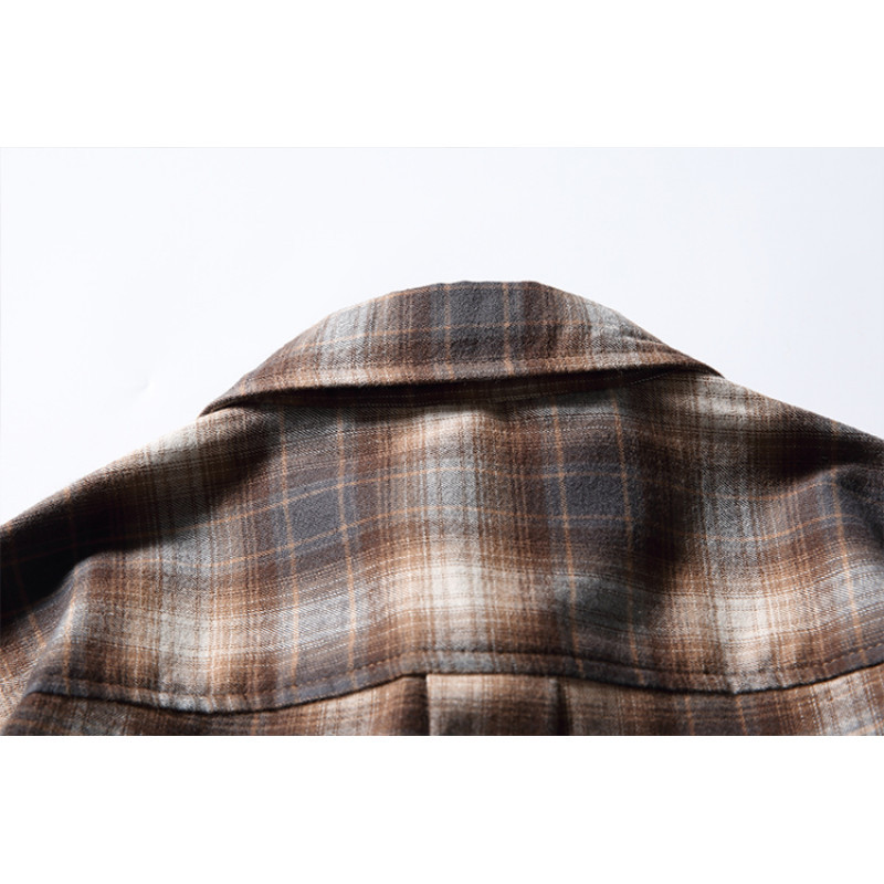 하이 퀄리티 그라인드 원사 염색 유료 셔츠 CS63