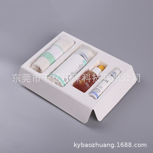 Dongguan Customized Skin Care Product Paper Tray Exquisite Classy Wet-Pressed Paper Plastic Product Inner Tray