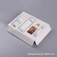 Изысканный поддон для косметики из прессованной бумаги и пластика, изготовленный на заказ в Дунгуане.