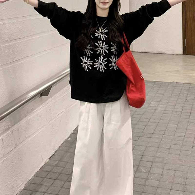 A complete set of ootd Korean high-end cool and relaxed outfit suit…