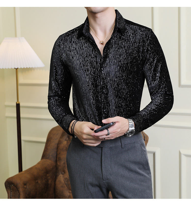mens formal evening dress shirts goTIELESS Ultimate Dress Shirt (White) main image 0