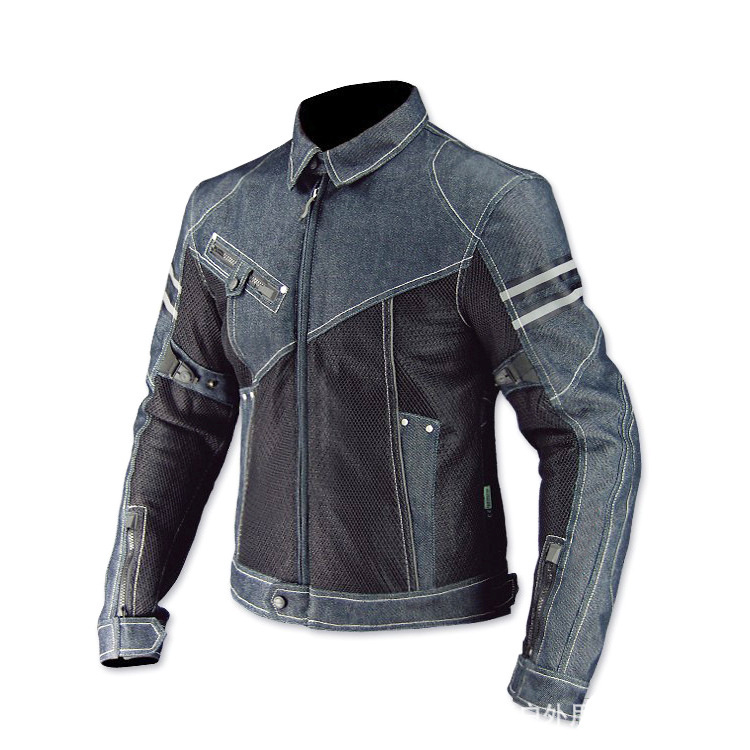 Saikurun Motorcycle Suit Denim Racing Suit Riding Suit American Style Autumn and Winter High-End Sense