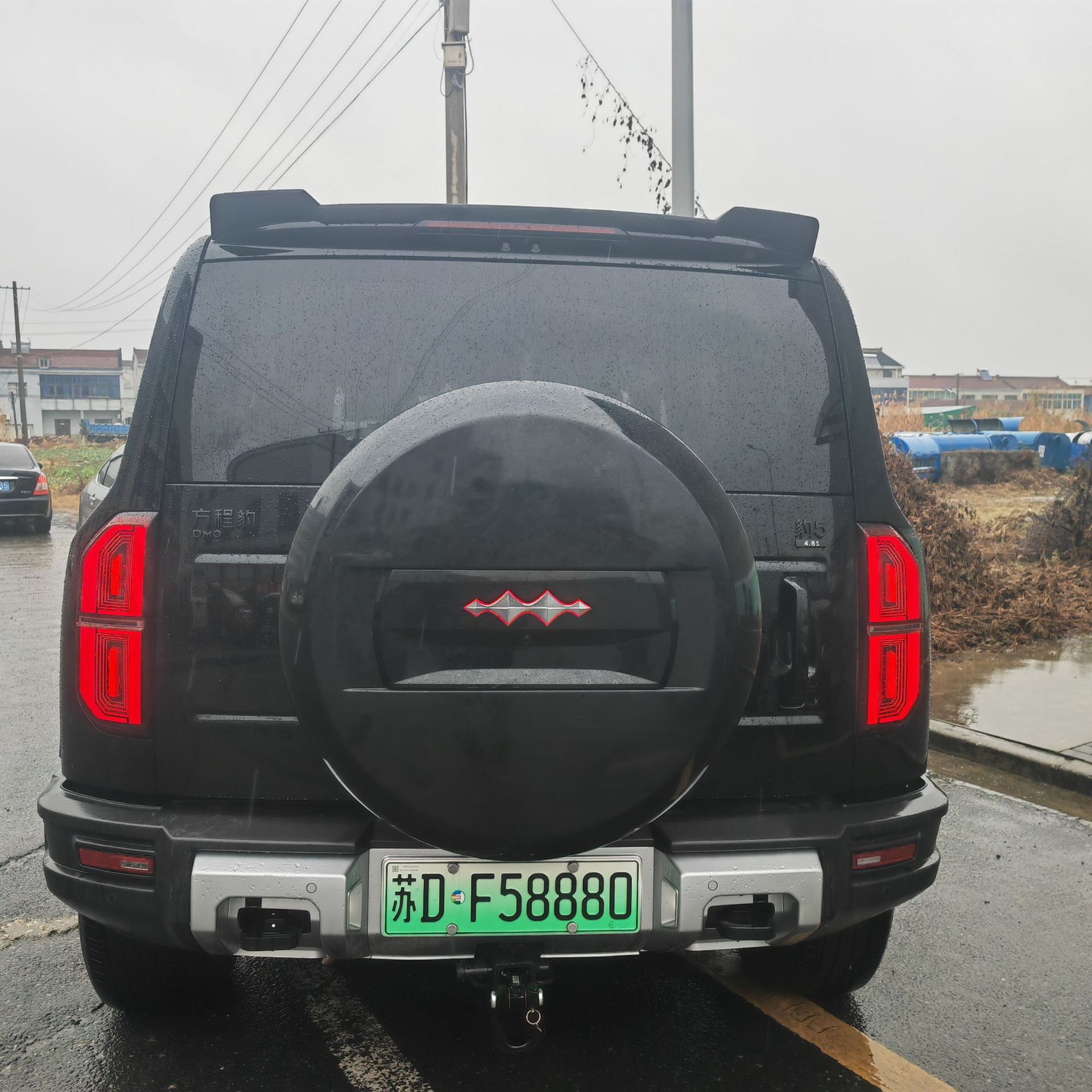 Suitable for Fang Cheng Bao 5 Original Modified Tire Spare Tire Cover Rear Tailgate Full Protection Wholesale