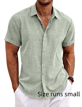 H 36740 Linen Short Sleeve Shirt ���������� �羳ŷ��