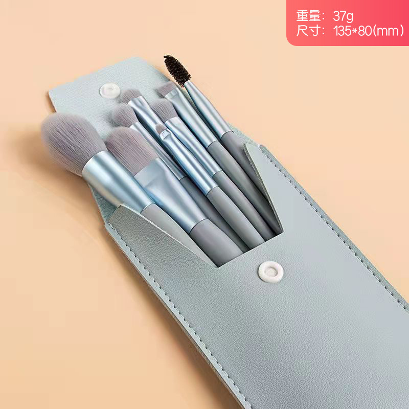 现货8支迷你化妆刷套装莫兰迪便携款马卡龙化妆刷眼影刷软毛|undefined