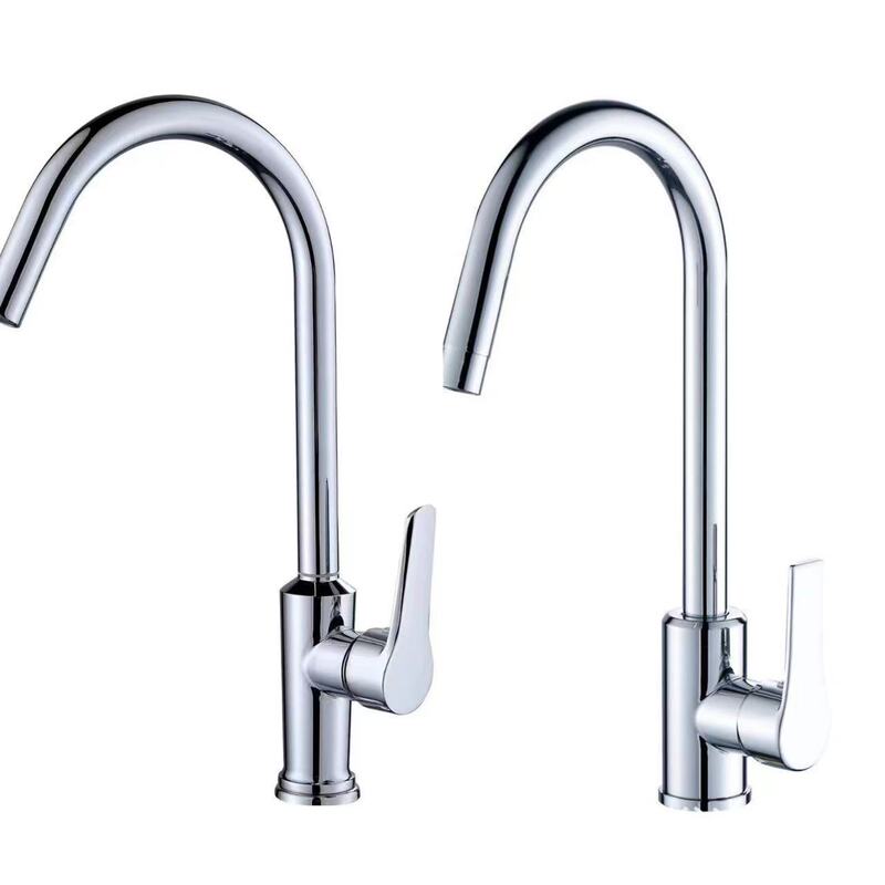 Wholesale Household High-Quality Electroplated Kitchen Hot and Cold Water Faucets with Universal Rotation and Anti-Splash Stainless Steel Sink Faucets Wholesale Household High-Quality Electroplated Kitchen Hot and Cold Water Faucets with Universal Rotation and Anti-Splash Stainless Steel Sink Faucets