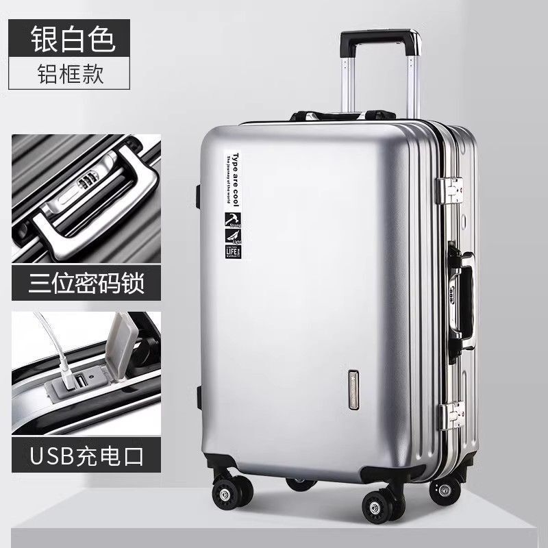 Xiaomi Luggage Trolley Case 2024 New Multi-Functional Universal Wheel Ultra-Thick and Durable Large-Capacity Aluminum Frame Password Box