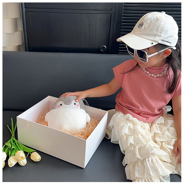 2023 Fashionable new cute cartoon children's trendy bags, plush bags, single-shoulder bags, animal bags, coin purges, and cosmetic bags undefined