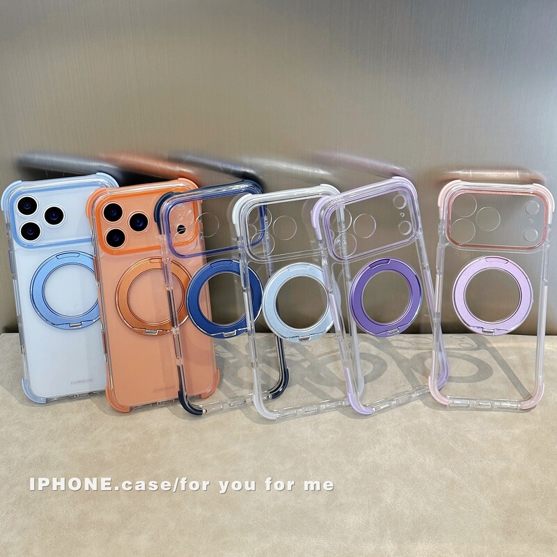 Suitable for Iphone17Promax Color Shield 360 Rotating Stand Mobile Phone Case Apple 16 Airbag Anti-Fall Protective Cover Suitable for Iphone17Promax Color Shield 360 Rotating Stand Mobile Phone Case Apple 16 Airbag Anti-Fall Protective Cover