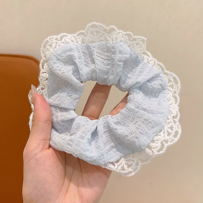 2025法式复古芭蕾风高级感发饰女款大肠发圈头绳丸子头皮筋发绳|undefined