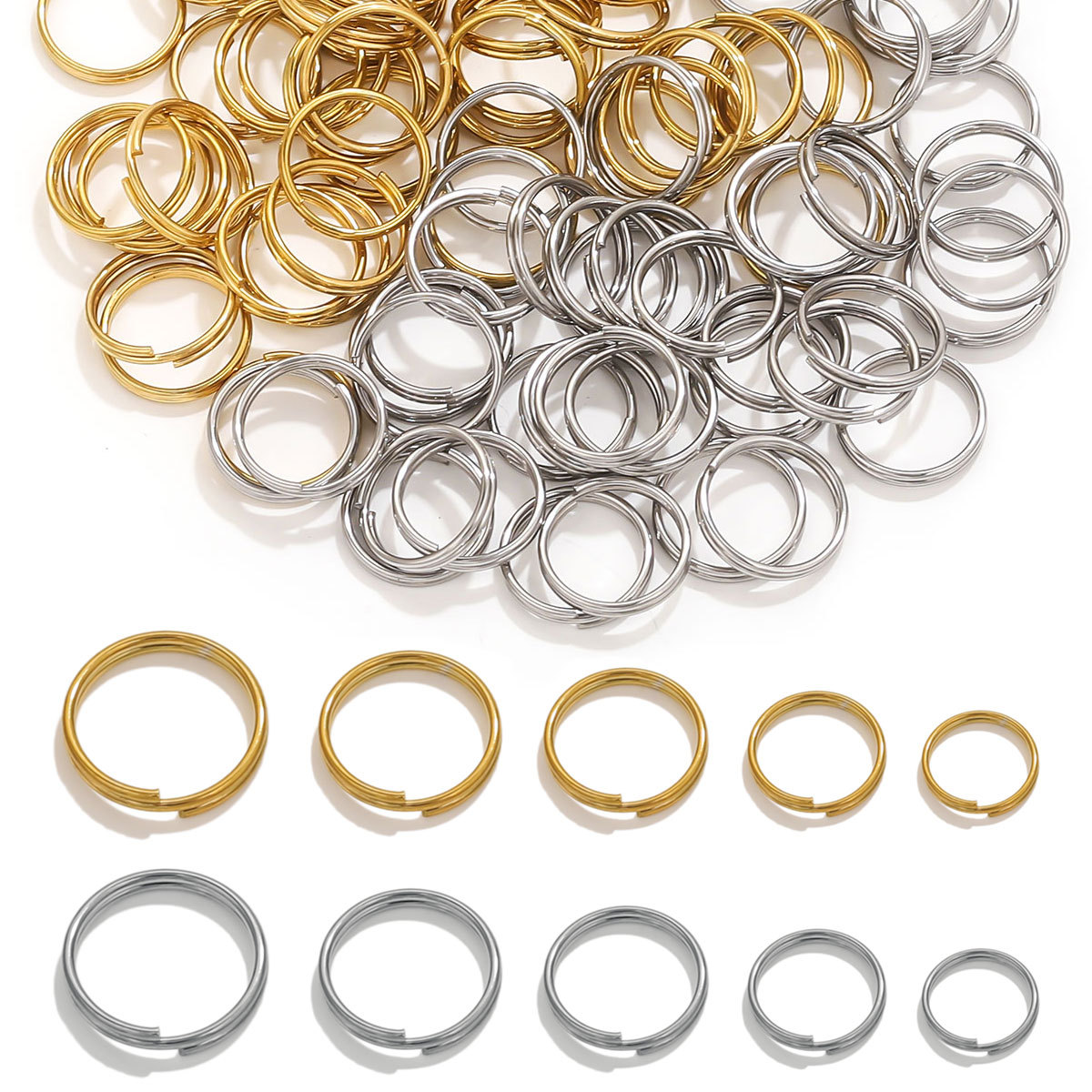 All Seasons Season 1 Piece 304 Stainless Steel Totem Jump Ring Keychain
