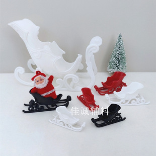 Christmas Day Decoration Hanging Santa Claus Snow Car Small Ornaments DIY Accessories 5-15CM