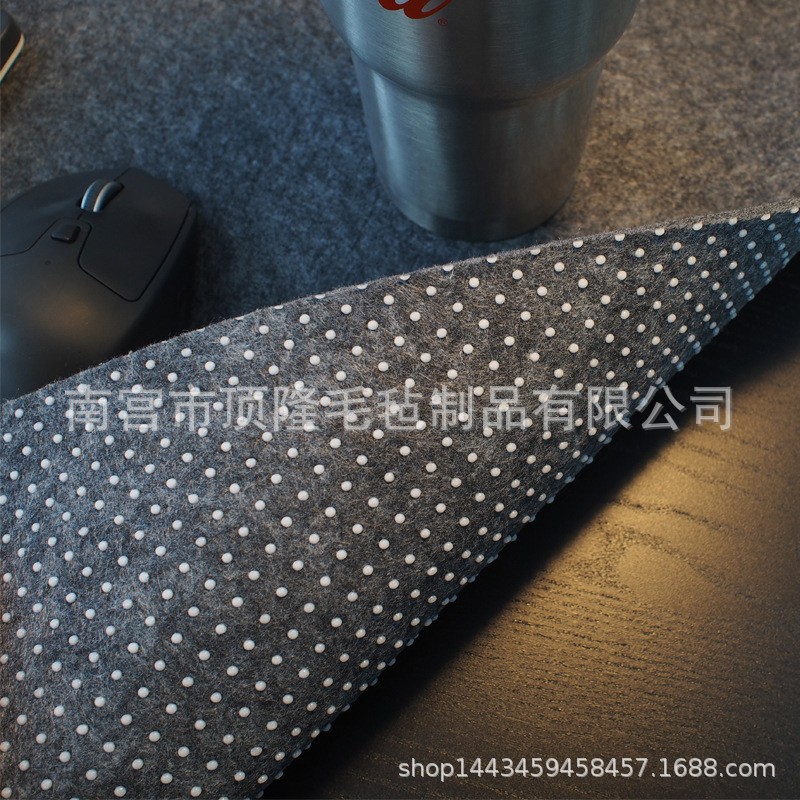 Alfombrilla de ratón de fieltro de punto transfronterizo, escritorio de juego antideslizante de plástico de gran tamaño, escritorio de estudiante con teclado de computadora