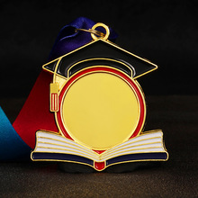 马拉松跑步纪念金银铜牌奖章运动会挂牌金属奖牌定 制定 做通用