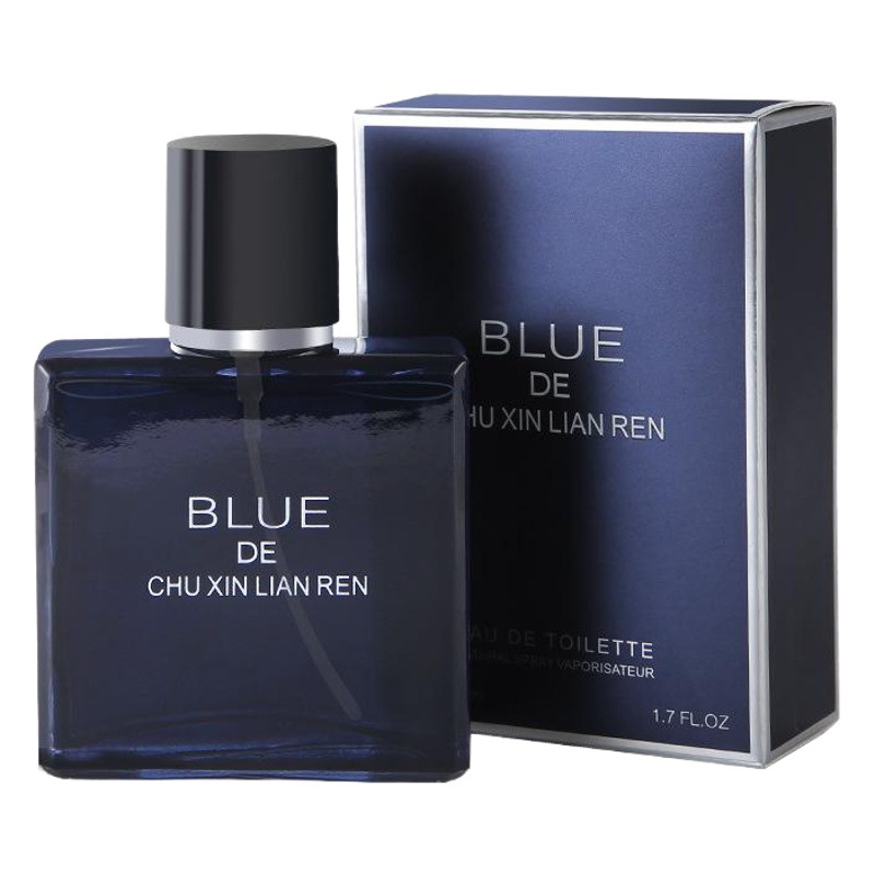 Chuxin Lover Perfume Men's Direct Selling Light Fragrance Ocean Blue Men's Perfume 50ml Long-Lasting Light Fragrance Long-Lasting
