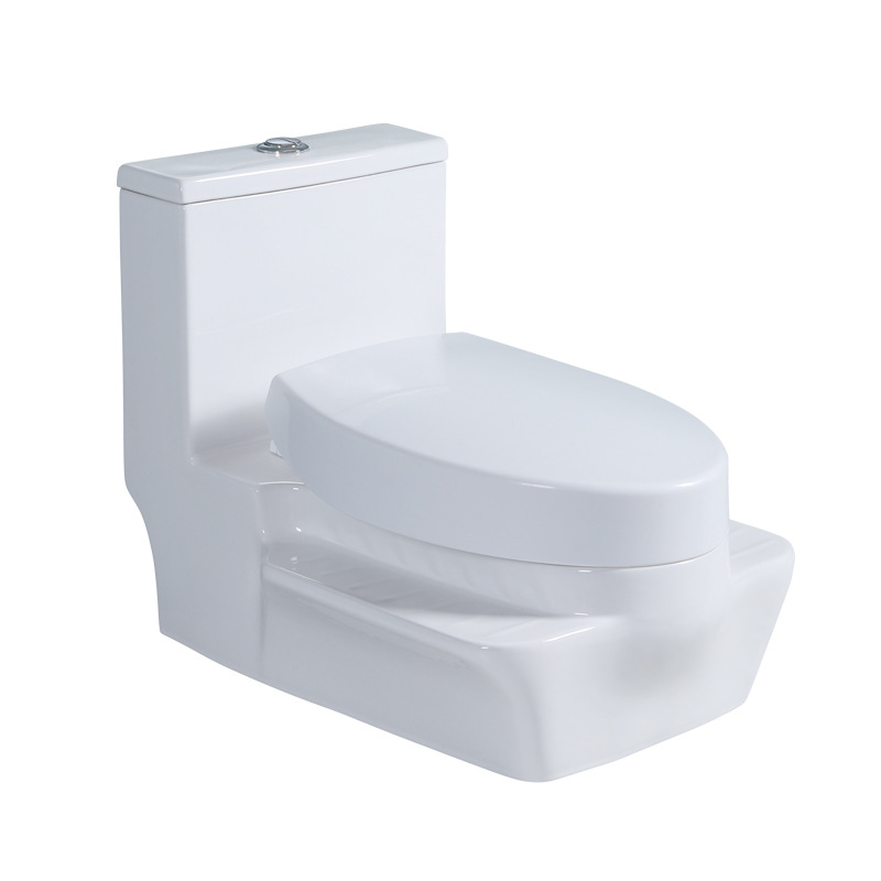 Chaozhou inodoro de doble uso en cuclillas, inodoro doméstico integrado, inodoro antiodor y antideslizante de tipo de empuje directo